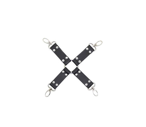 Berlin Baby PU Hog Tie Cross Shackle Piece Bondage Restraint Connector - Cuffs And Restraints