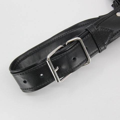 Love In Leather Mens PU Leather Bulldog Brace Chest Harness BDSM Restraint - Cuffs And Restraints