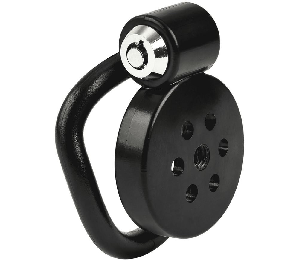 Love In Leather Flat Male Chastity Device Black Revolutionary Flat Profile - Default Title - Male Chastity