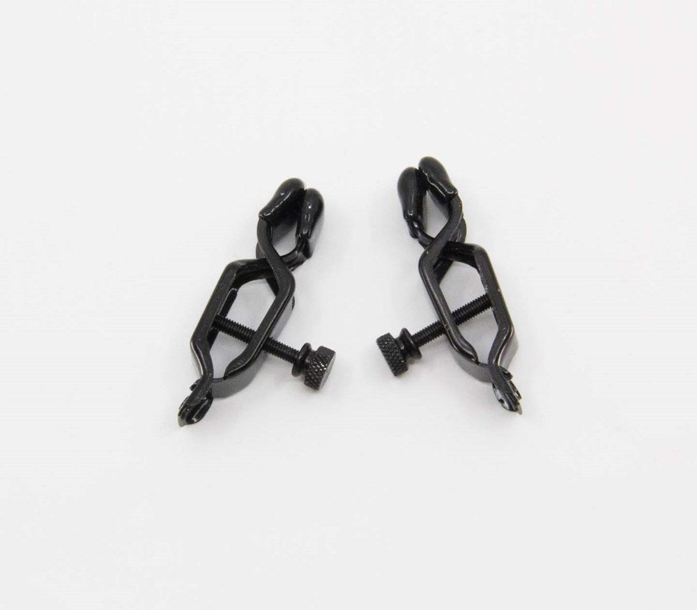Love In Leather Bullnose Sexy Nipple Clamps with Precision Control - Default Title - Nipple and Clit Clamps