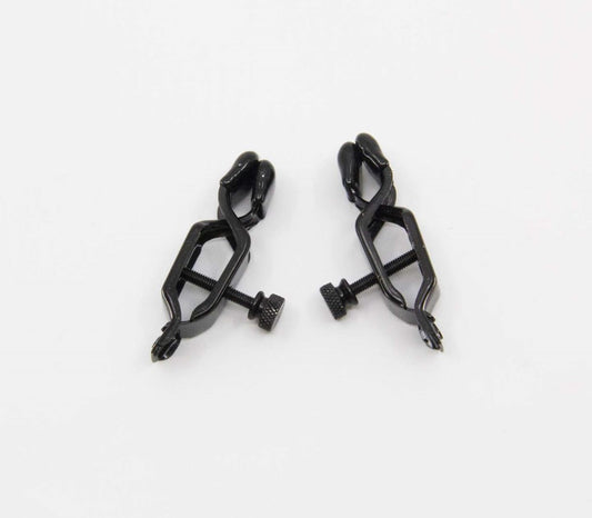 Love In Leather Bullnose Sexy Nipple Clamps with Precision Control - Default Title - Nipple and Clit Clamps