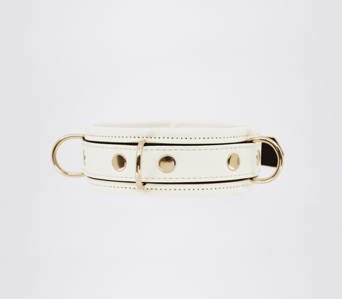 Love In Leather Glow in the Dark Collar & Lead Set with Photoluminescent Tech - Collars and Leads