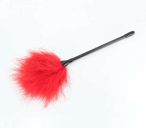 Love In Leather Soft & Fluffy Mini Feather Tickler for Sensory Stimulation - Ticklers