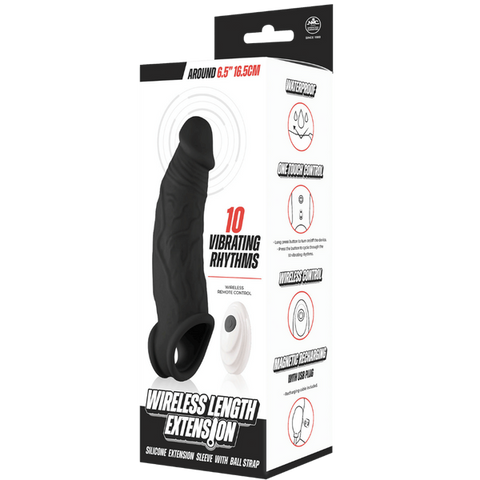 NANMA Corporation Excellent Power Wireless Length Penis Extension and Vibrator - Penis Sleeves and Extenders