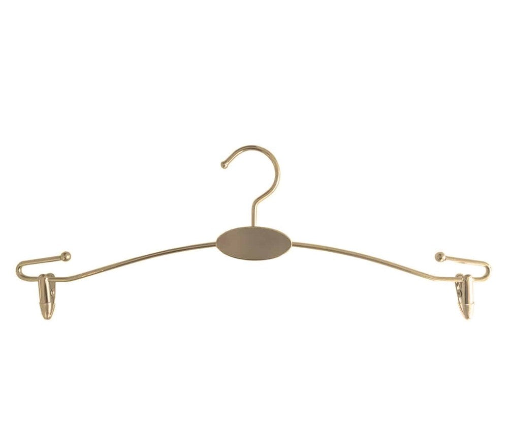 Love In Leather Sturdy Metal Hanger For Lingerie Premium Metal Construction - Gold - Her Fetish