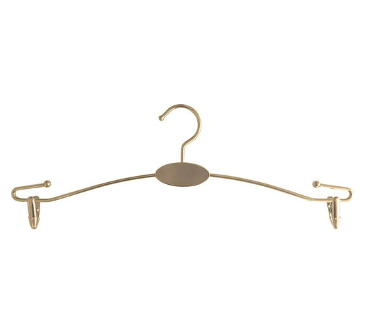 Love In Leather Sturdy Metal Hanger For Lingerie Premium Metal Construction - Gold - Her Fetish