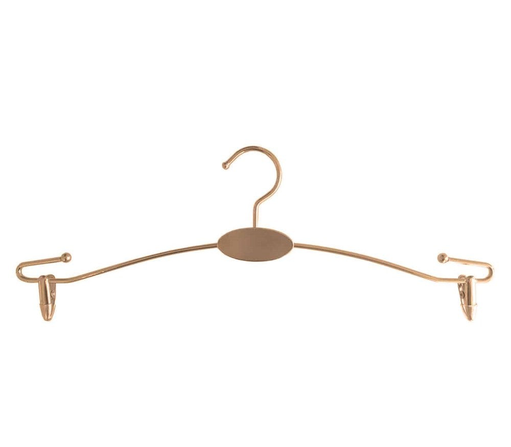 Love In Leather Sturdy Metal Hanger For Lingerie Premium Metal Construction - Rose Gold - Her Fetish