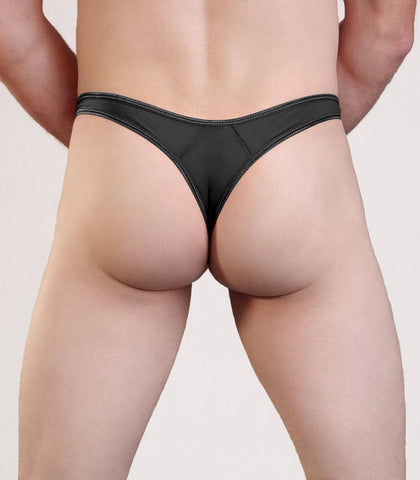 Love In Leather Mens Quick Release Sexy G String L/XL Side Clip Release - Jocks and G-Strings