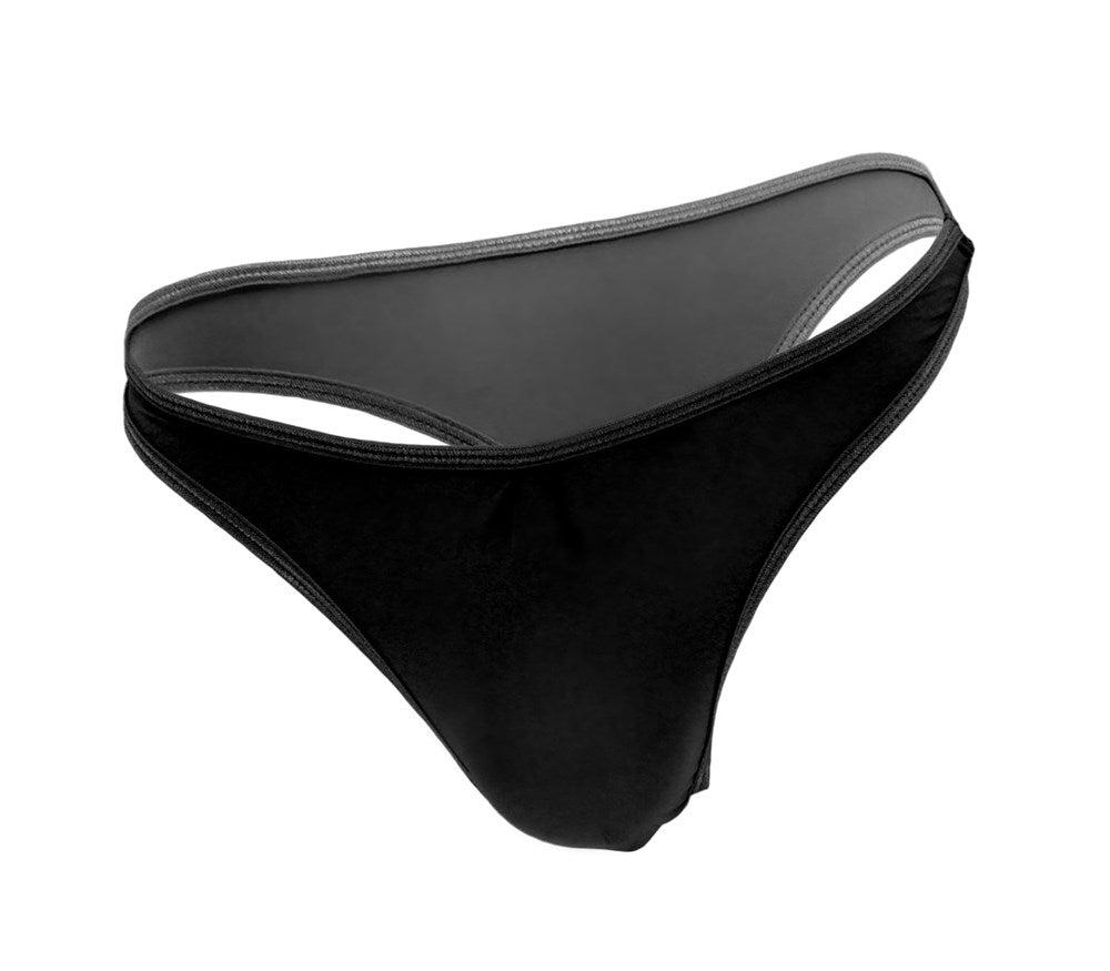 Love In Leather Plain Mens Lycra G String S/M Premium Minimalist Design - - Jocks and G-Strings