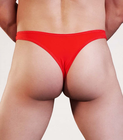 Love In Leather Plain Mens Lycra G String L/XL Size Optimized Construction - Jocks and G-Strings