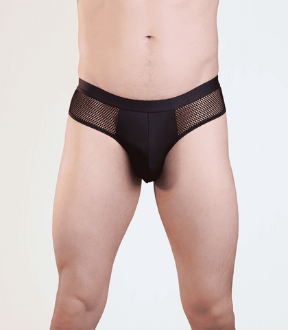 Love In Leather Mens Mesh Bumless Sexy Underwear Breathable Support - Jocks and G-Strings
