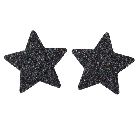 Love In Leather Glitter Star Womens Nipple Covers Brilliant Glitter - Breast and Nipple Toys