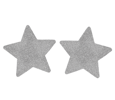 Love In Leather Glitter Star Womens Nipple Covers Brilliant Glitter - Breast and Nipple Toys