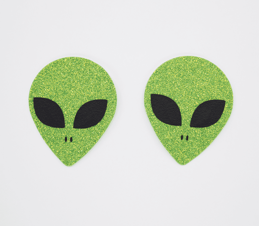 Love In Leather Glitter Cat Shape Nipple Covers Sparkling Design - Default Title - Breast and Nipple Toys