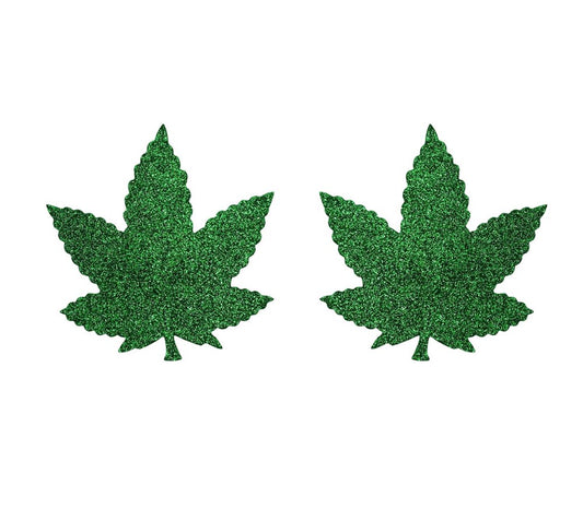 Love In Leather Maple Leaf Womens Nipple Pasties - Default Title - Breast and Nipple Toys