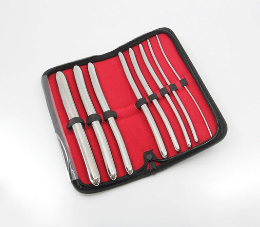 Love In Leather Hegar Dilator Sounding Sex Kit 8 Piece Medical Grade - Default Title - Urethral Sounds