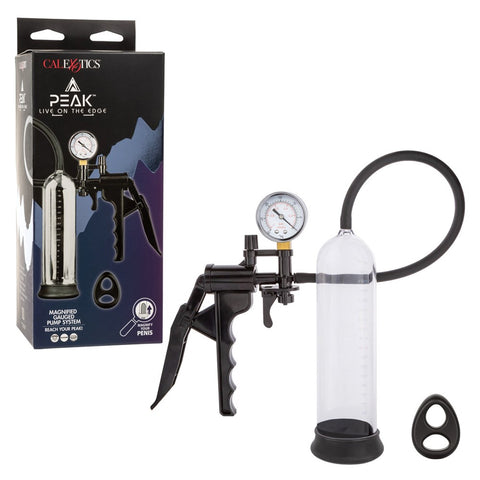 California Exotics Peak Magnified Gauged Penis Pump System - Penis Pumps And Stretchers