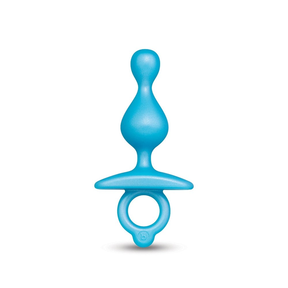 B Vibe Butties Pop Beaded Silicone Butt Plug for Progressive Anal Play - - Butt Plugs