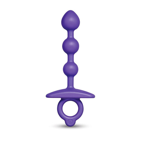 B Vibe Butties ZIP Silicone Anal Beads Progressive Beaded Pleasure - Anal Beads and Balls