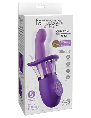 Pipedream Products Fantasy for Her Ultimate Pleasure Pro Plus Rabbit Vibrator - Rabbit Vibrators