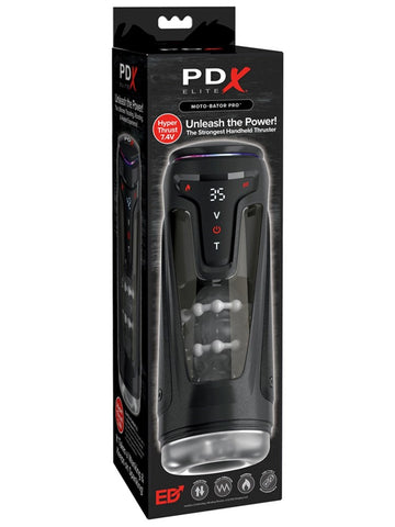 Pipedream Products PDX Elite Moto Bator Pro Male Masturbator with Thrusting - Masturbators and Strokers