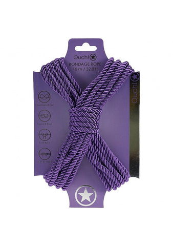 OUCH! Silky Smooth Nylon Bondage Rope 10m Professional Grade Restraint - Cuffs And Restraints