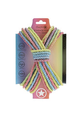 OUCH! Silky Smooth Nylon Bondage Rope 10m - Multicolour 1 - Cuffs And Restraints