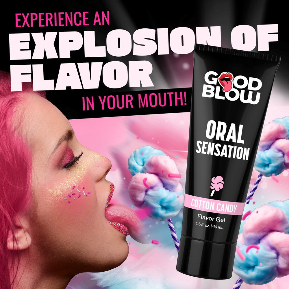 XR Brands Good Blow Flavoured Oral Sensation Gel with Warming Technology - - Lubricants and Lotions