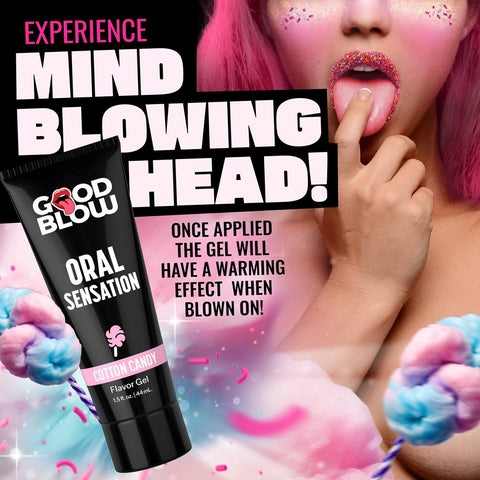 XR Brands Good Blow Flavoured Oral Sensation Gel with Warming Technology - Lubricants and Lotions