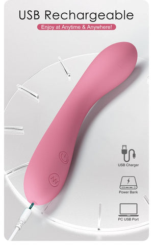 Party Up JOHN Flexible Rechargeable G Spot Vibrator with 30 Functions - G-Spot Vibrators