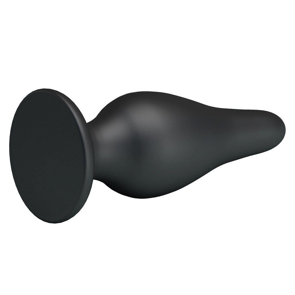 Party Up JEREMY Waterproof Silicone Butt Plug with Suction Cup Base - - Butt Plugs
