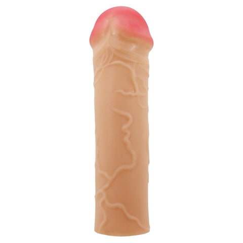 Party Up OSCAR 1 Inch Penis Extender Sleeve TPR Construction Enhancement - Penis Sleeves and Extenders