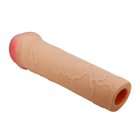 Party Up OSCAR 1 Inch Penis Extender Sleeve TPR Construction Enhancement - Penis Sleeves and Extenders