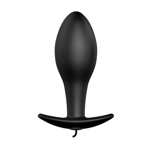 Party Up JASON Vibrating Butt Plug with Remote 12 Functions - Black - Butt Plugs