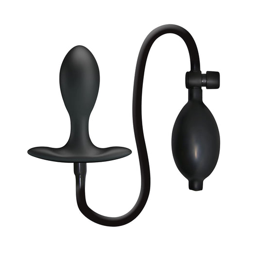 Party Up KEVIN Silicone Inflatable Butt Plug Revolutionary Expansion - Black - Butt Plugs