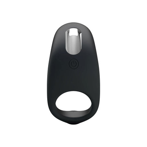 Party Up KING USB Rechargeable Mens Cock Ring with 7 Vibration Functions - Vibrating Cock Rings