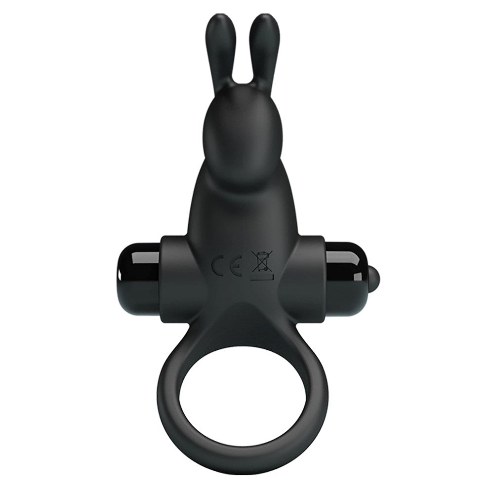 Party Up LARRY Male Vibrating Cock Rings with 10 Function Vibration System - Black - Vibrating Cock Rings
