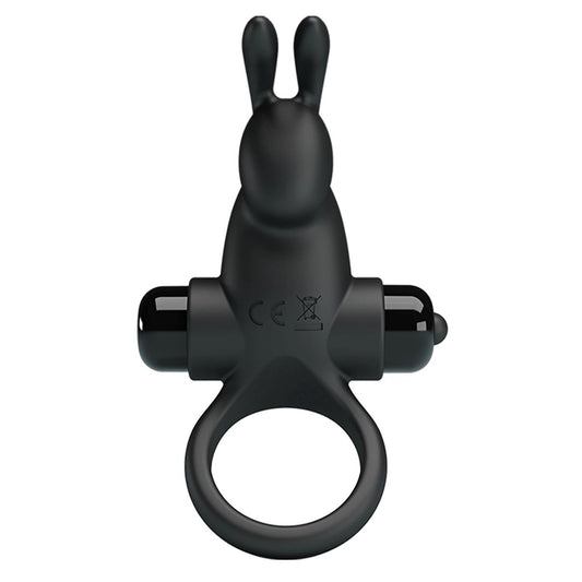 Party Up LARRY Male Vibrating Cock Rings with 10 Function Vibration System - Black - Vibrating Cock Rings