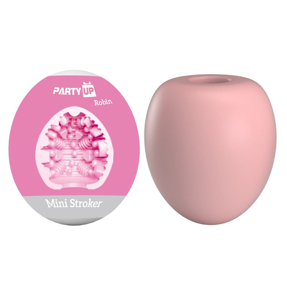Party Up ROBIN Realistic Mini Male Stroker Ultra Compact Masturbator - Masturbators and Strokers