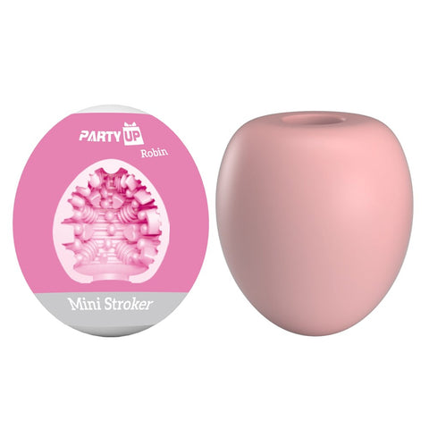 Party Up ROBIN Realistic Mini Male Stroker Ultra Compact Masturbator - Masturbators and Strokers