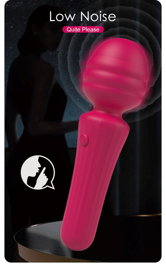 Party Up DUUNA Rechargeable Body Wand Massager Compact Powerful Vibrator - Pink - Body Wands