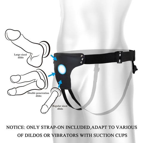Party Up NICK Adjustable Strap On Harness Universal Compatibility Design - Strap On Sextoys
