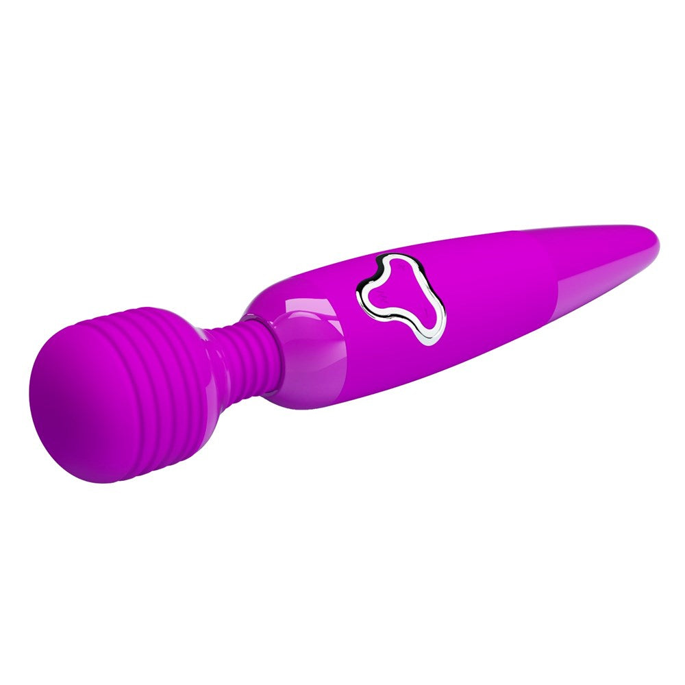 Party Up BRUCE USB Rechargeable Body Wand Massager with Seven Patterns - Body Wands
