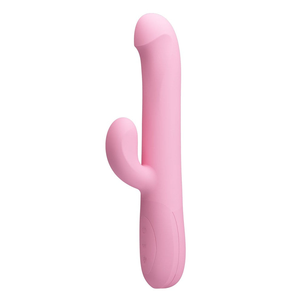 Party Up DEAN Wavy Rechargeable Rotating Rabbit Vibrator Dual Stimulation - - Rabbit Vibrators