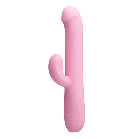 Party Up DEAN Wavy Rechargeable Rotating Rabbit Vibrator Dual Stimulation - Rabbit Vibrators