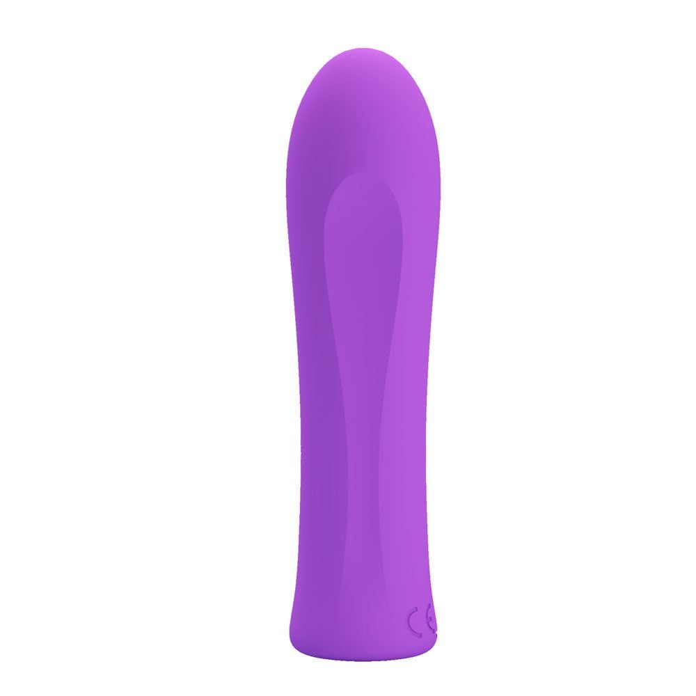 Party Up GARY USB Rechargeable Bullet Massager with Flexible Design - Purple - Bullet Vibrators