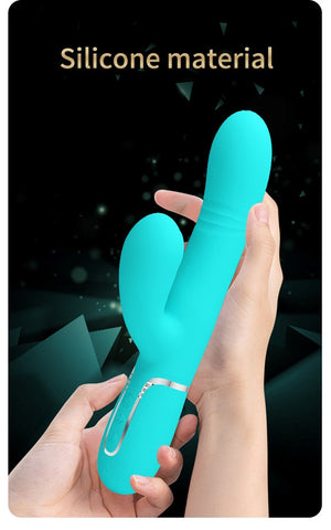 Party Up PAUL Rolling Beads Thrusting Rabbit Vibrator Multi Function Design - Rabbit Vibrators