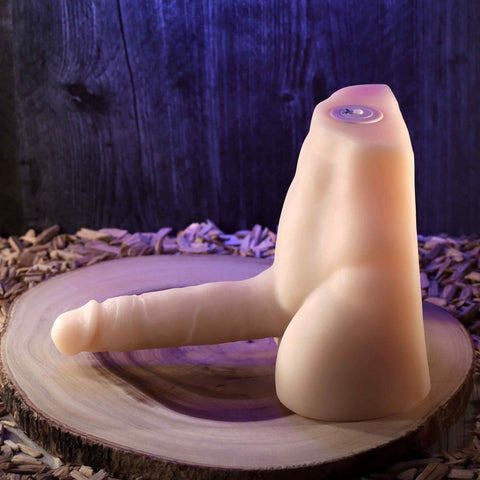 Evolved EASY RIDER Male Torso with Vibrating Penis Dual Motor Masturbator - Vibrating Dildos
