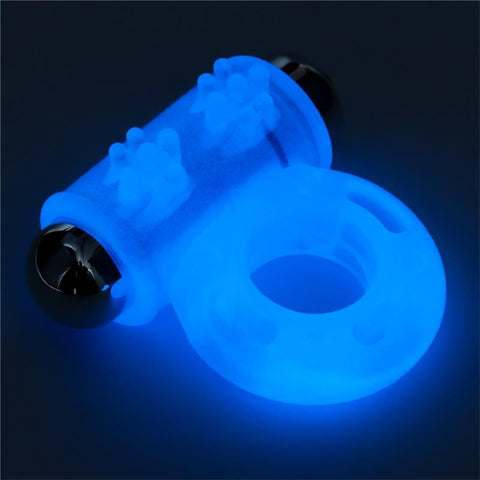 Lovetoy Lumino Play Male Vibrating Penis Ring Glow in Dark Technology - Vibrating Cock Rings