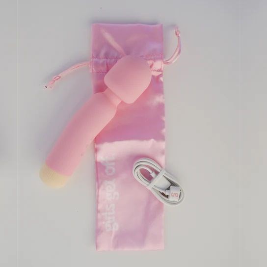 Girls Get Off Wanda Rechargeable Body Wand Massager with Deep Vibrations - - Body Wands